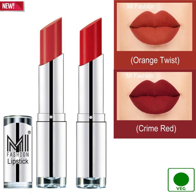 MI FASHION Color Riche Creme Matte Sexy Lipsticks Code no 182 Price in India