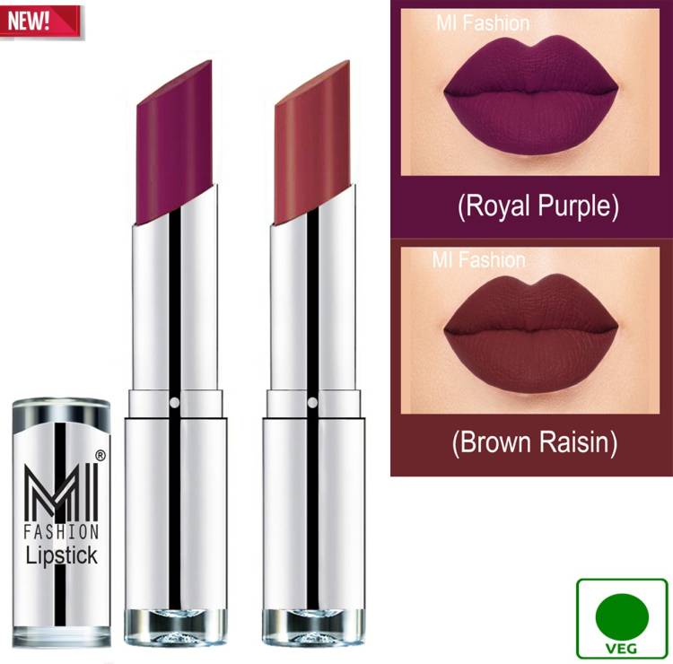 MI FASHION Color Riche Creme Matte Sexy Lipsticks Code no 208 Price in India