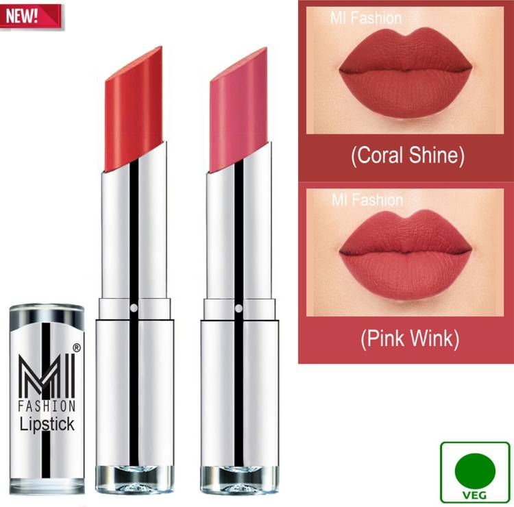 MI FASHION 100% Veg and Vitamin e Enriched Long Stay Soft Matte Addiction Lipstick Code-539 Price in India