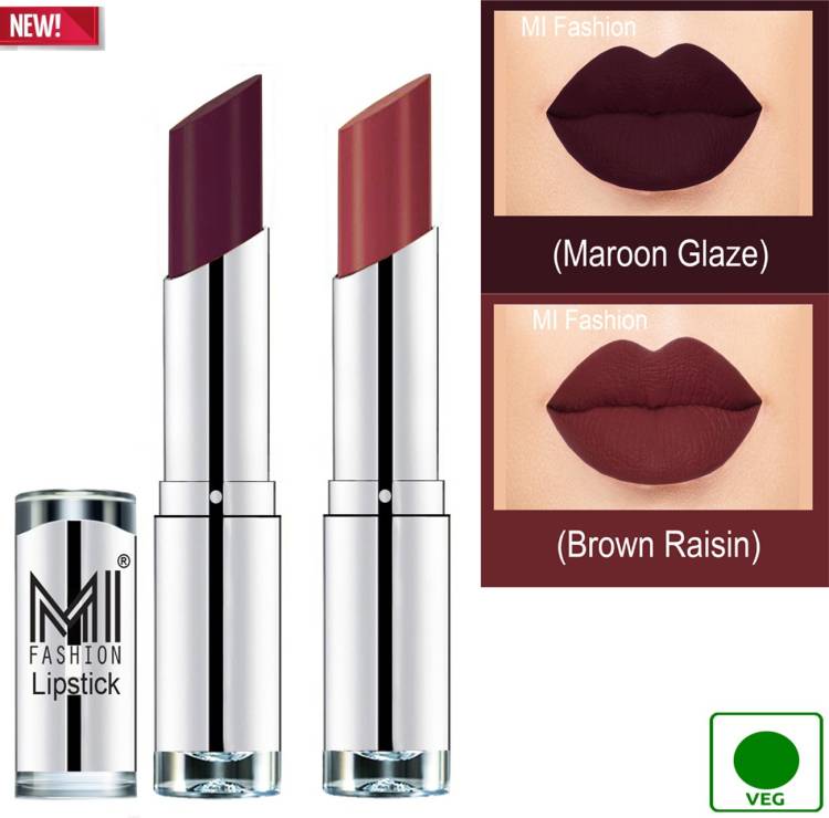 MI FASHION 100% Veg and Vitamin e Enriched Long Stay Soft Matte Addiction Lipstick Code-368 Price in India