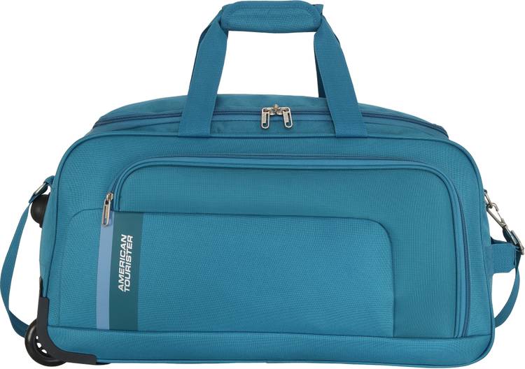 56 L Strolley Duffel Bag - CAMP WHEEL DUFFLE 57cm - TEAL - Blue - Large Capacity