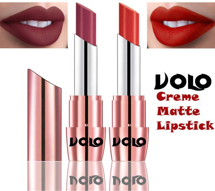 Volo Perfect Creamy with Matte Lipsticks Combo, Lip Gifts to love Code-17 Price in India
