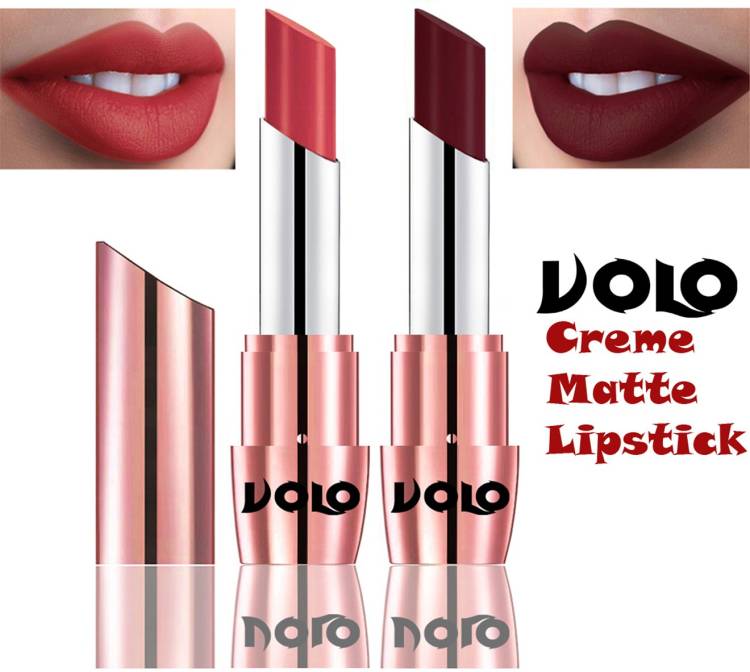 Volo Perfect Creamy with Matte Lipsticks Combo, Lip Gifts to love Code-42 Price in India