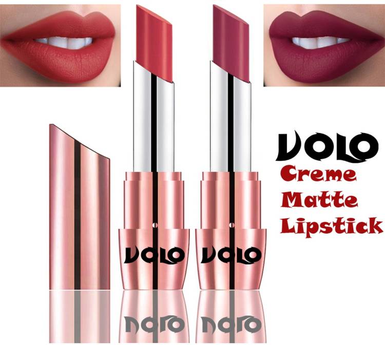 Volo Perfect Creamy with Matte Lipsticks Combo, Lip Gifts to love Code-38 Price in India