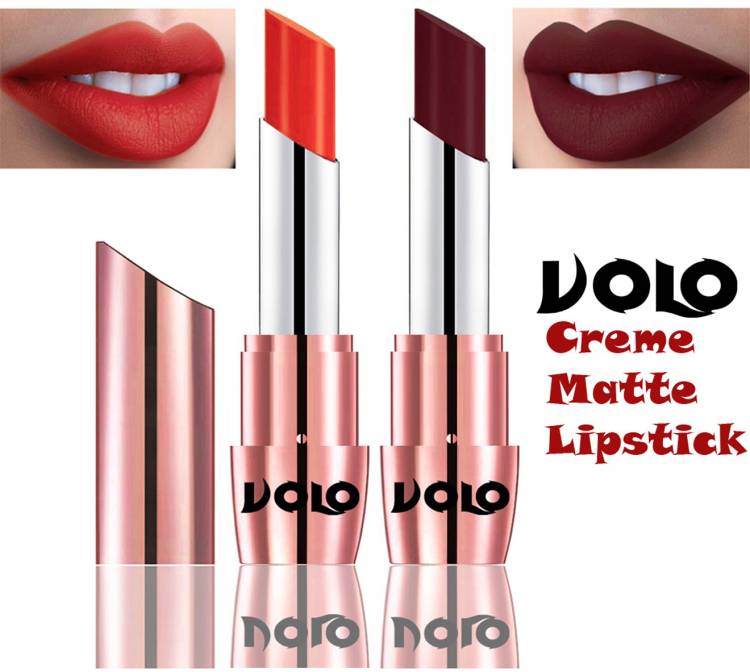 Volo Perfect Creamy with Matte Lipsticks Combo, Lip Gifts to love Code-111 Price in India