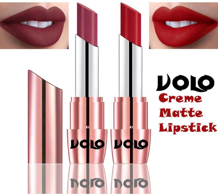 Volo Perfect Creamy with Matte Lipsticks Combo, Lip Gifts to love Code-09 Price in India