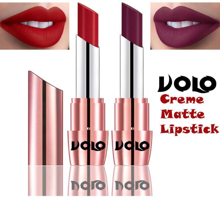 Volo Perfect Creamy with Matte Lipsticks Combo, Lip Gifts to love Code-123 Price in India