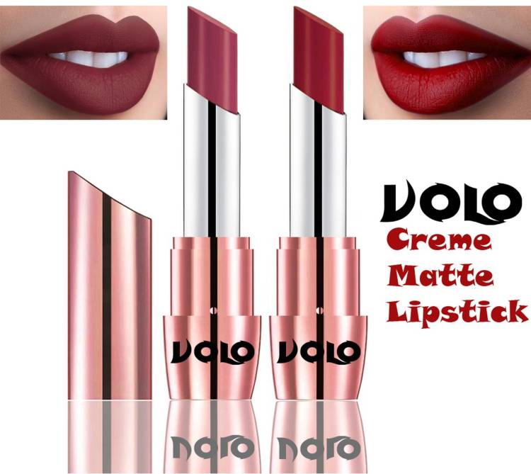 Volo Perfect Creamy with Matte Lipsticks Combo, Lip Gifts to love Code-12 Price in India