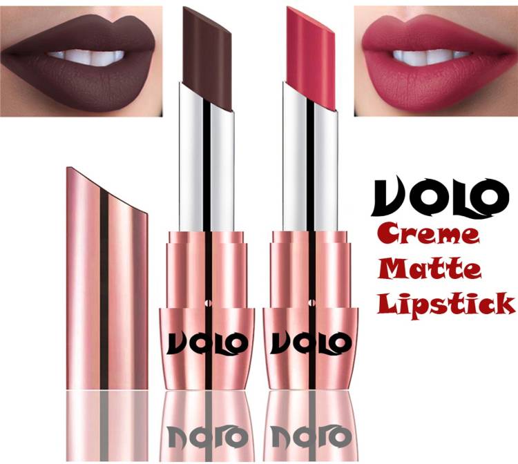 Volo Perfect Creamy with Matte Lipsticks Combo, Lip Gifts to love Code-68 Price in India