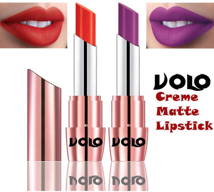 Volo Perfect Creamy with Matte Lipsticks Combo, Lip Gifts to love Code-116 Price in India