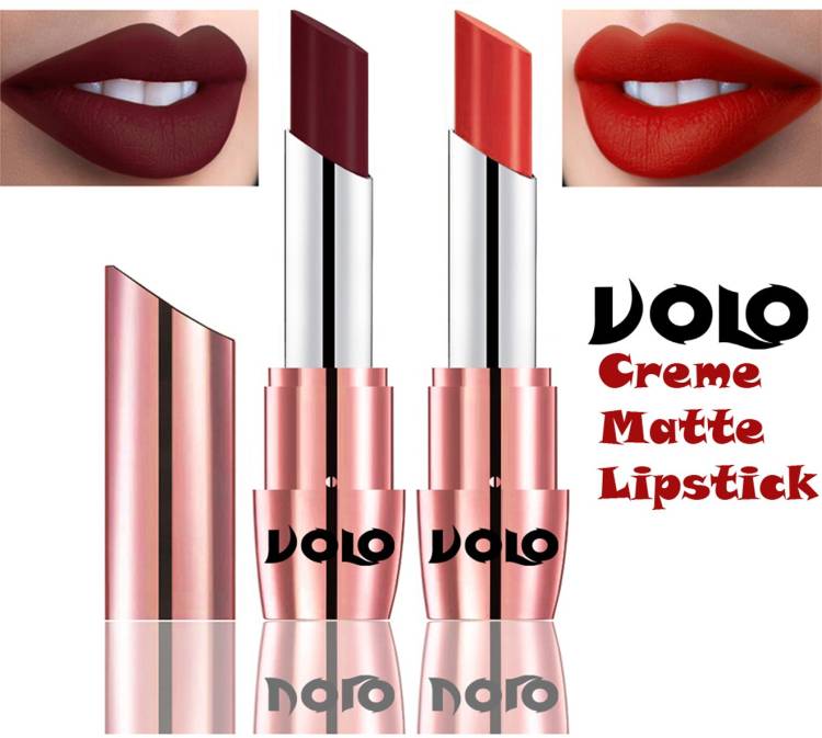 Volo Perfect Creamy with Matte Lipsticks Combo, Lip Gifts to love Code-138 Price in India