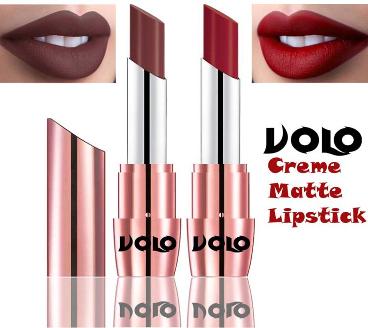 Volo Perfect Creamy with Matte Lipsticks Combo, Lip Gifts to love Code-57 Price in India