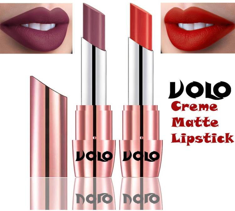 Volo Perfect Creamy with Matte Lipsticks Combo, Lip Gifts to love Code-87 Price in India