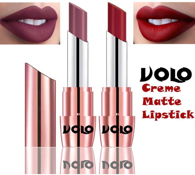 Volo Perfect Creamy with Matte Lipsticks Combo, Lip Gifts to love Code-82 Price in India