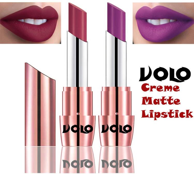 Volo Perfect Creamy with Matte Lipsticks Combo, Lip Gifts to love Code-107 Price in India