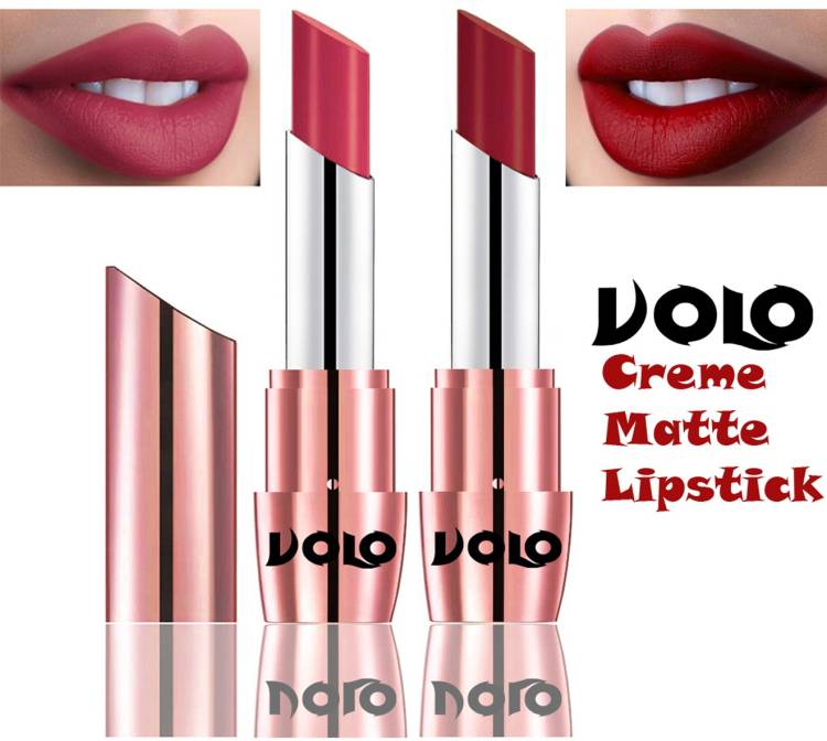 Volo Perfect Creamy with Matte Lipsticks Combo, Lip Gifts to love Code-127 Price in India