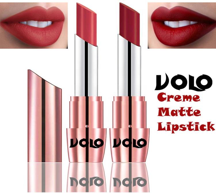 Volo Perfect Creamy with Matte Lipsticks Combo, Lip Gifts to love Code-43 Price in India
