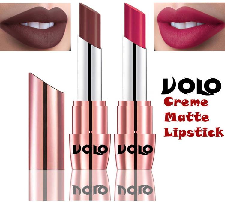 Volo Perfect Creamy with Matte Lipsticks Combo, Lip Gifts to love Code-58 Price in India
