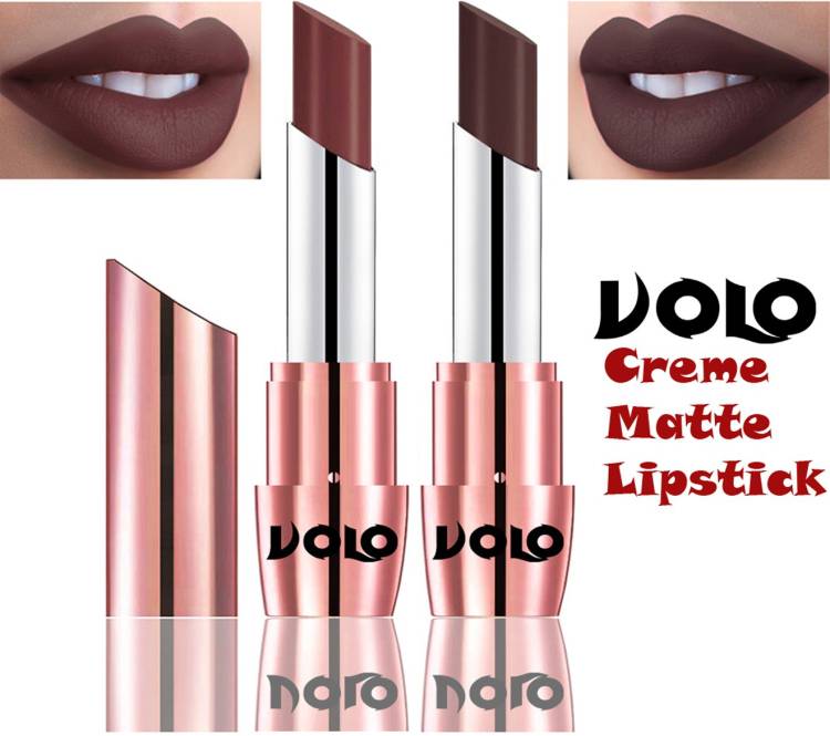 Volo Perfect Creamy with Matte Lipsticks Combo, Lip Gifts to love Code-49 Price in India