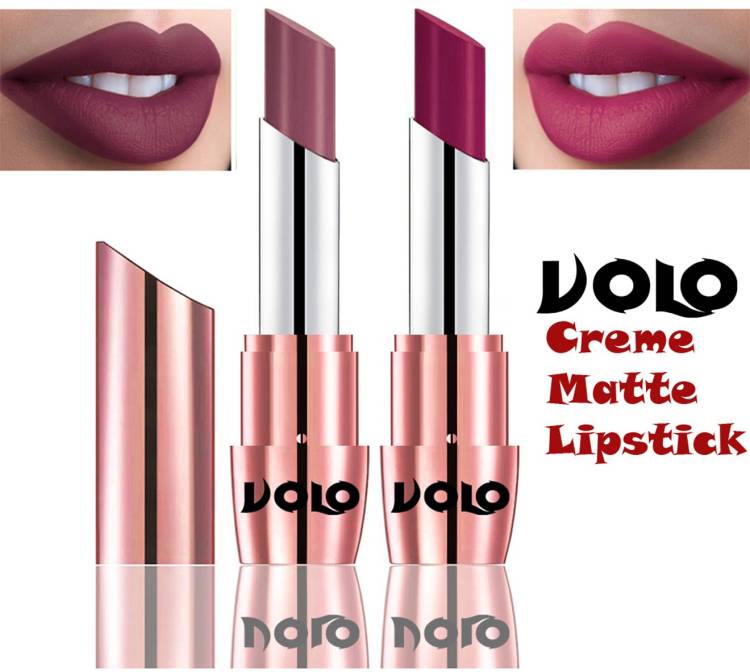 Volo Perfect Creamy with Matte Lipsticks Combo, Lip Gifts to love Code-84 Price in India