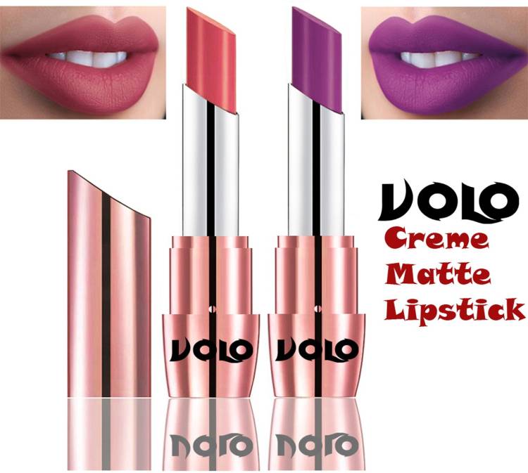 Volo Perfect Creamy with Matte Lipsticks Combo, Lip Gifts to love Code-97 Price in India