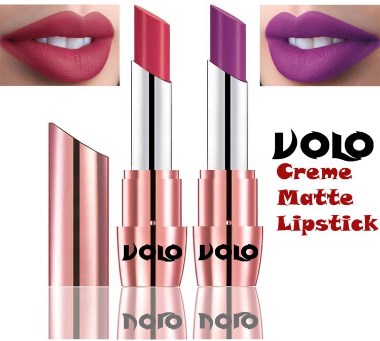 Volo Perfect Creamy with Matte Lipsticks Combo, Lip Gifts to love Code-131 Price in India