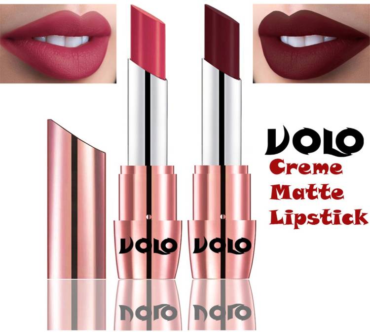 Volo Perfect Creamy with Matte Lipsticks Combo, Lip Gifts to love Code-126 Price in India