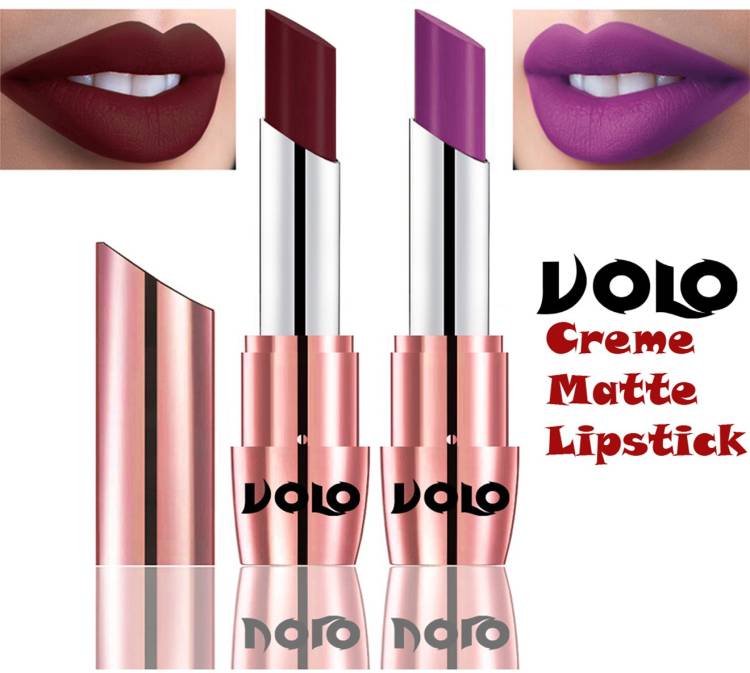 Volo Perfect Creamy with Matte Lipsticks Combo, Lip Gifts to love Code-137 Price in India