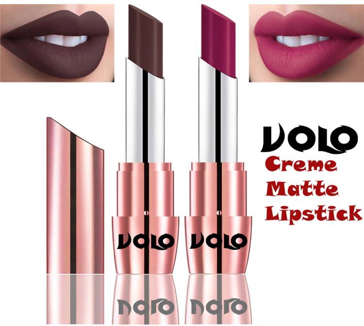 Volo Perfect Creamy with Matte Lipsticks Combo, Lip Gifts to love Code-72 Price in India
