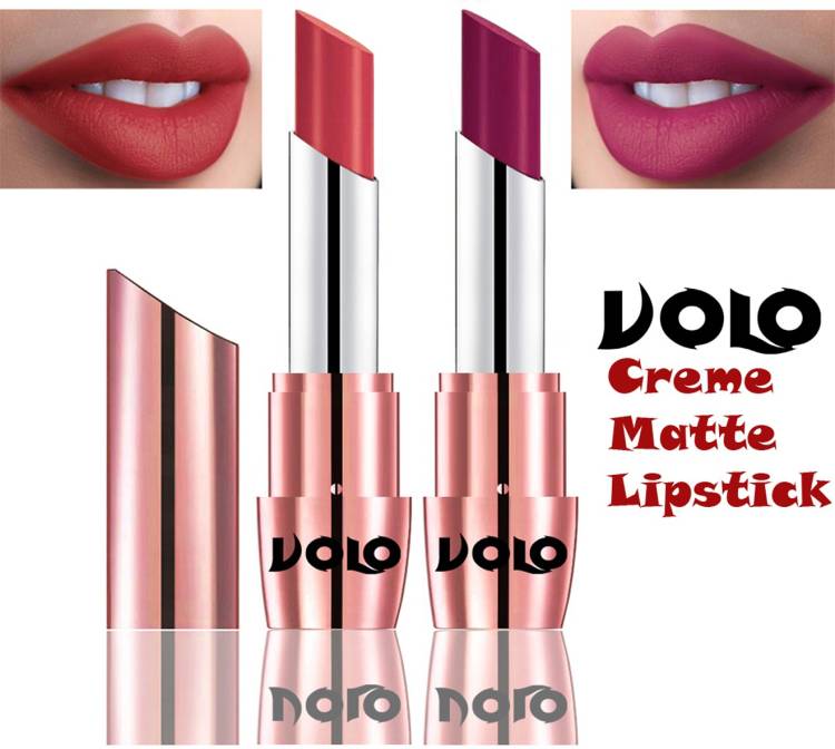 Volo Perfect Creamy with Matte Lipsticks Combo, Lip Gifts to love Code-45 Price in India