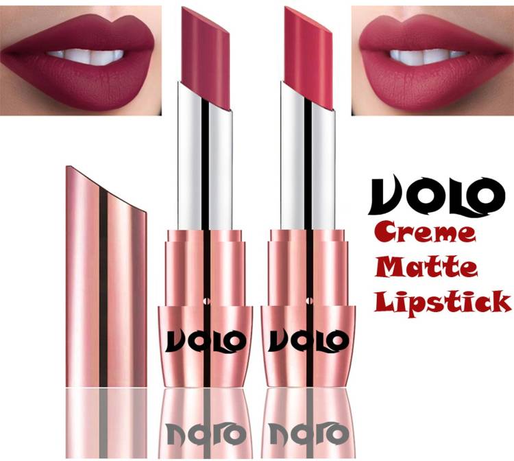 Volo Perfect Creamy with Matte Lipsticks Combo, Lip Gifts to love Code-101 Price in India