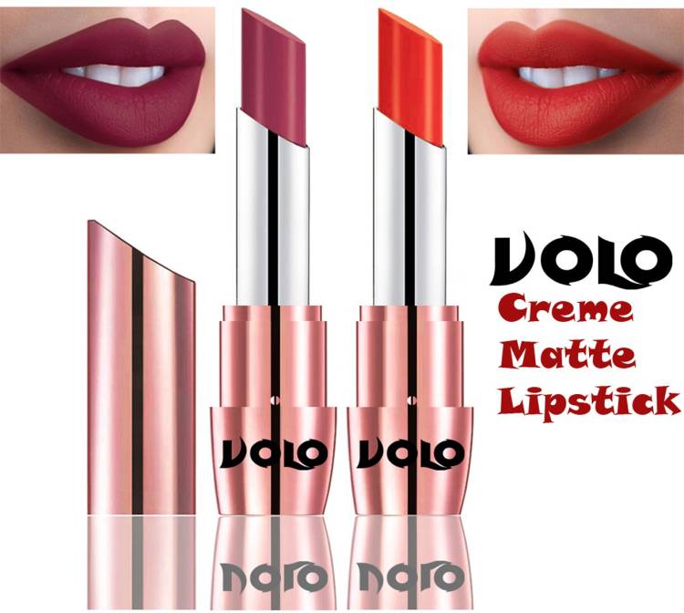 Volo Perfect Creamy with Matte Lipsticks Combo, Lip Gifts to love Code-99 Price in India