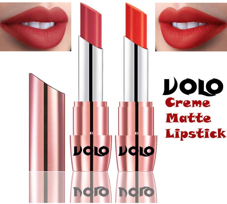 Volo Perfect Creamy with Matte Lipsticks Combo, Lip Gifts to love Code-39 Price in India