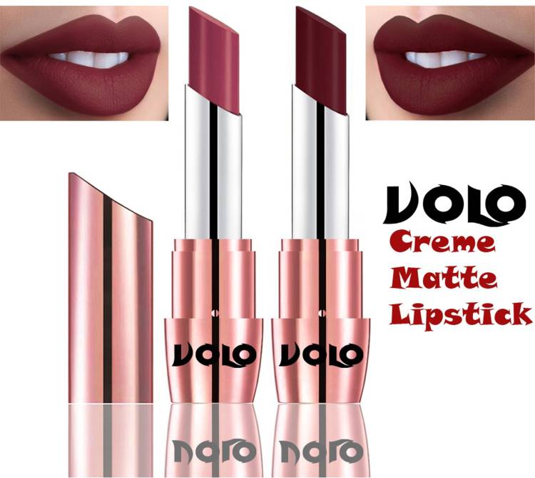 Volo Perfect Creamy with Matte Lipsticks Combo, Lip Gifts to love Code-11 Price in India