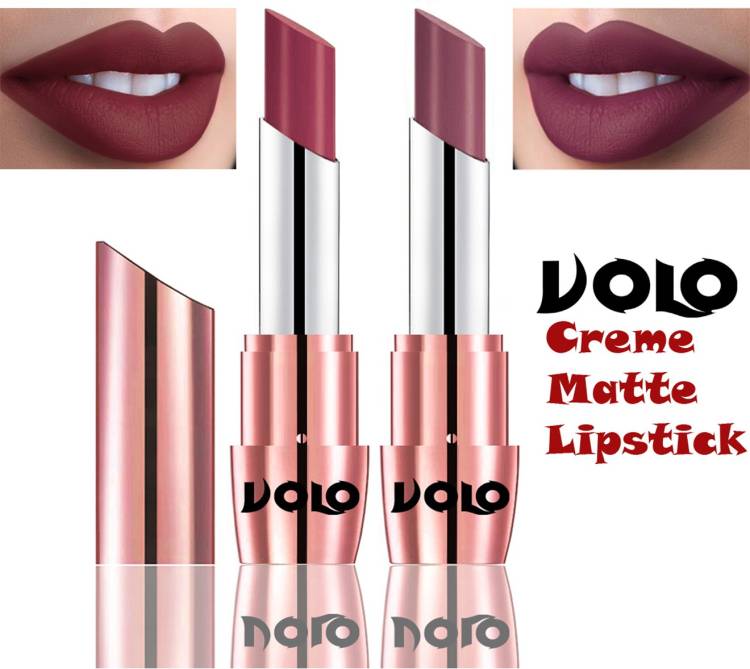 Volo Perfect Creamy with Matte Lipsticks Combo, Lip Gifts to love Code-05 Price in India