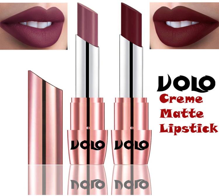 Volo Perfect Creamy with Matte Lipsticks Combo, Lip Gifts to love Code-81 Price in India