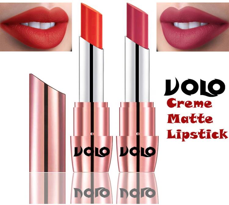 Volo Perfect Creamy with Matte Lipsticks Combo, Lip Gifts to love Code-110 Price in India