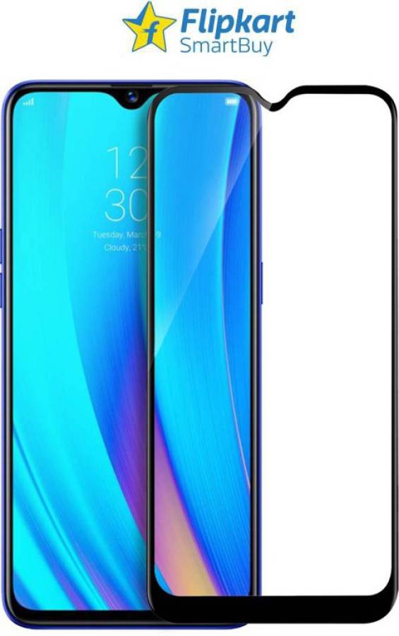 Flipkart SmartBuy Edge To Edge Tempered Glass for Oppo F9, OPPO F9 Pro, Realme 2 Pro, Realme U1, Realme 3 Pro