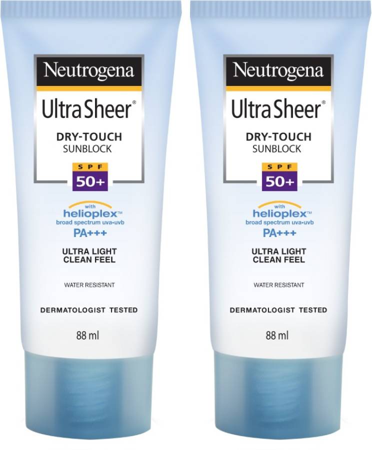 NEUTROGENA Ultra Sheer Dry Touch Sunblock - SPF 50+ PA+++ Price in India