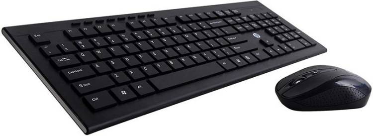 HP Multimedia Slim Wireless Keyboard & Mouse Combo Wireless Laptop Keyboard