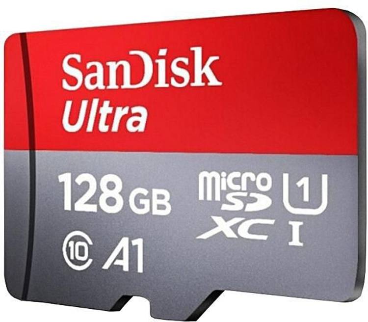 SanDisk Ultra UHS-I 128 GB MicroSDXC Class 10 120 MB/s  Memory Card