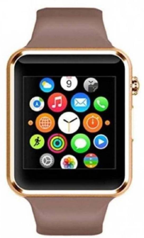 JYTIQ A1 Golden Bluetooth Smartwatch Smartwatch Price in India