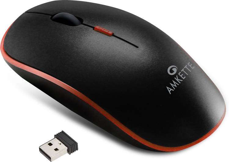 Amkette HushPro Air Slim and Silent Wireless Optical Mouse