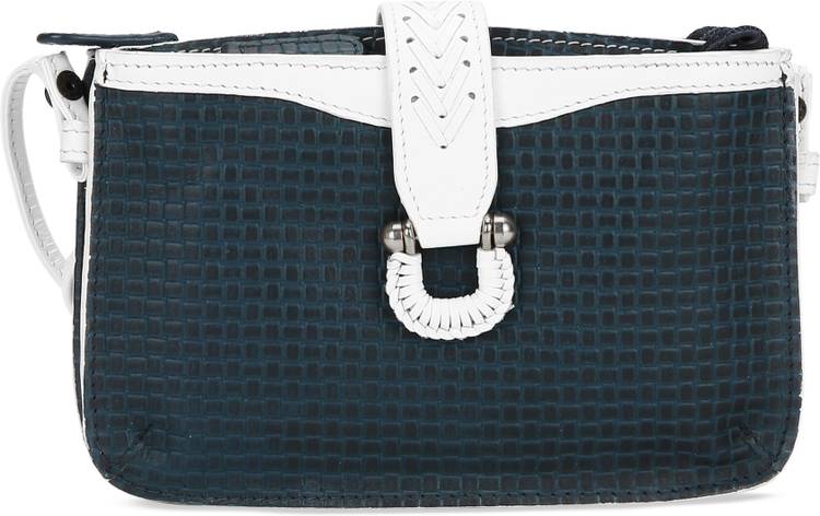 Blue, White Women Sling Bag Price in India