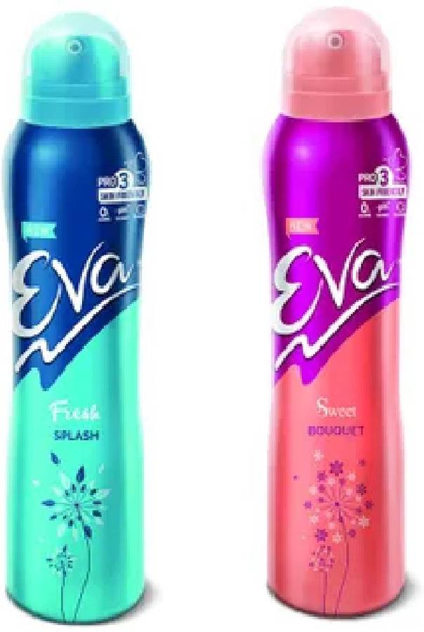 Eva Fresh Splash And Sweet Bouquet Deodorant Spray  -  For Men & Women