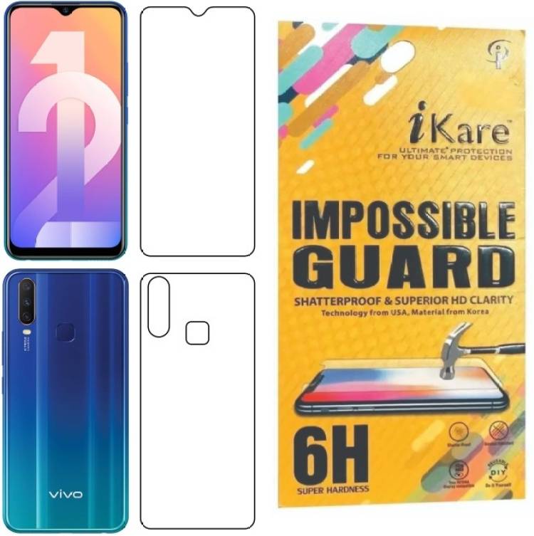 iKare Front and Back Screen Guard for Vivo Y12 Price in India