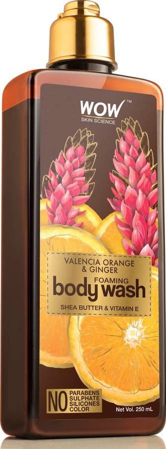 WOW Skin Science Valencia Orange & Ginger Foaming Body Wash