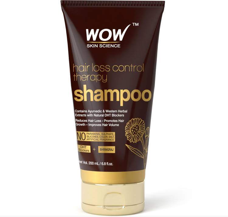 WOW Skin Science Hair Loss Control Therapy Shampoo - 200 mL - TUBE Men & Women