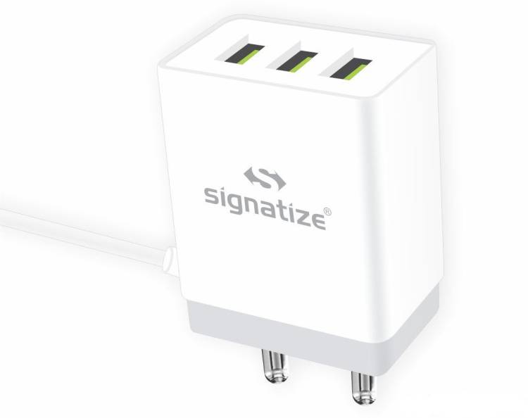 SIGNATIZE SZ-CHA2022 3.4 A Multiport Mobile Charger with Detachable Cable