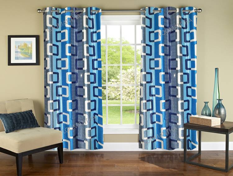 LooMantha 274 cm (9 ft) Polyester Long Door Curtain (Pack Of 2)